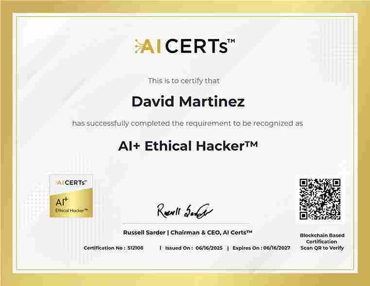 ai ethical hacker cert